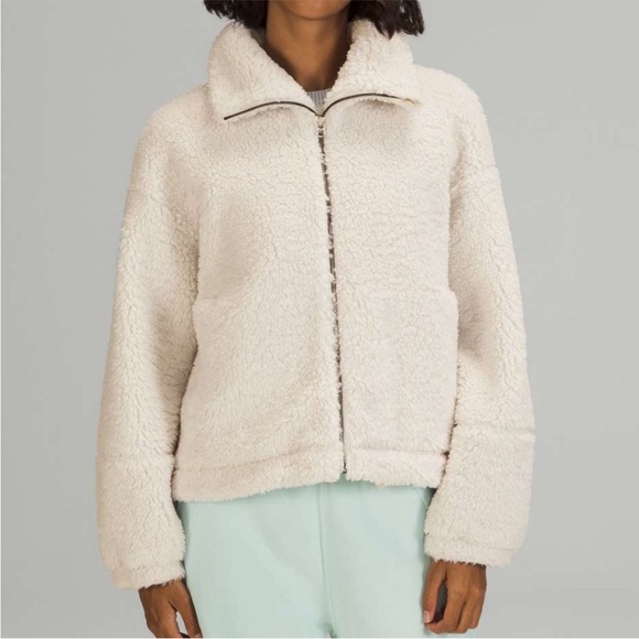 lululemon athletica Jackets & Blazers - Lululemon Cinchable Fleece Zip Up Jacket